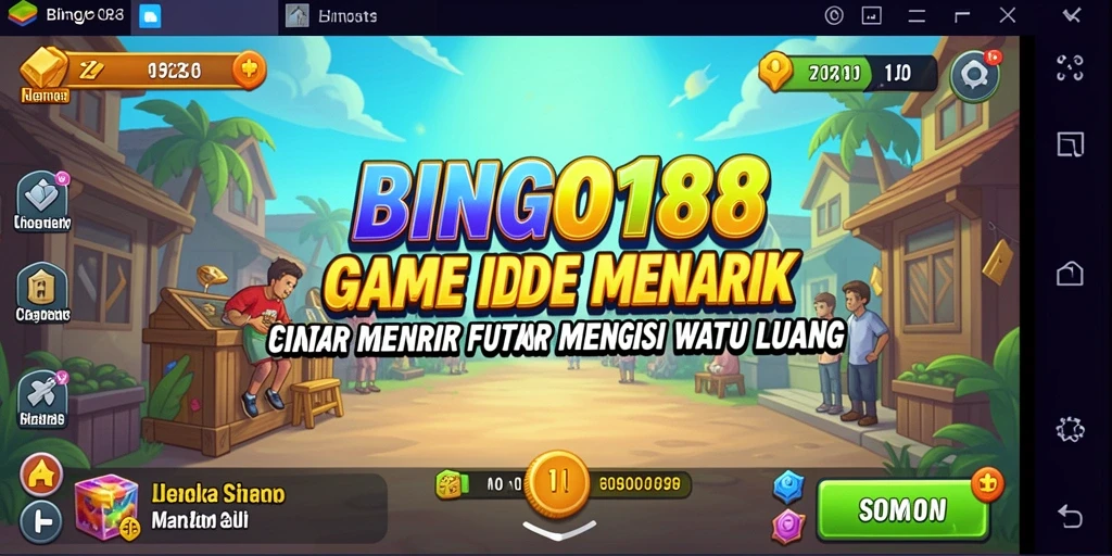 Tangkapan layar gameplay BINGO188 dengan desain yang cerah dan menarik.