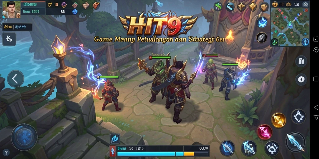 Screenshot gameplay HIT9 yang menampilkan aksi seru dalam petualangan MMORPG.