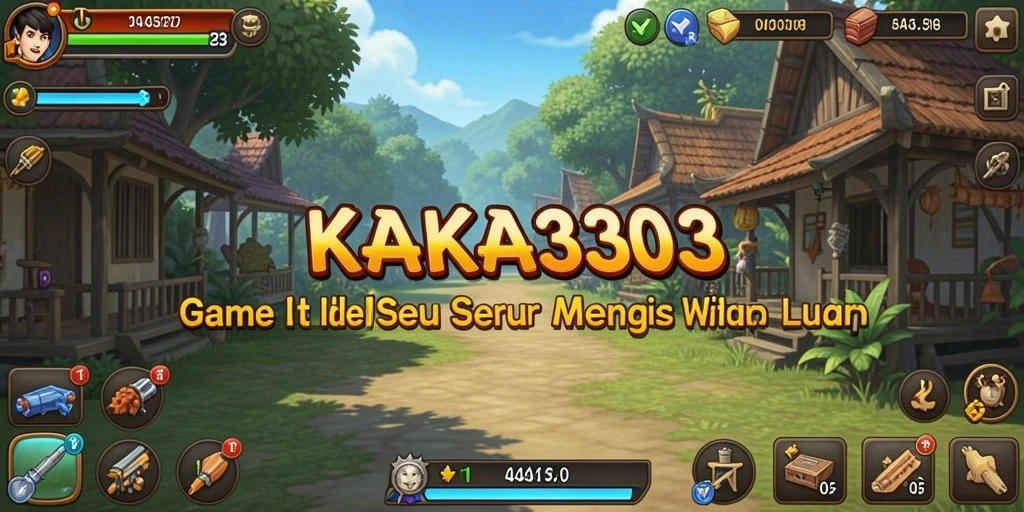Screenshot dari gameplay KAKA303 yang menampilkan karakter dan aktivitas Idle.