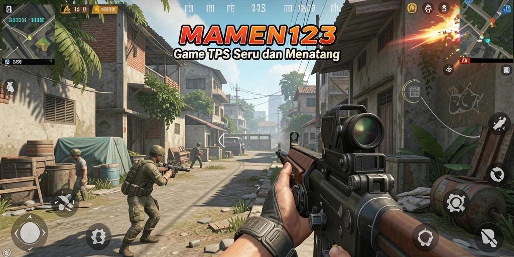 Gameplay seru dari MAMEN123 dalam aksi TPS yang mendebarkan.