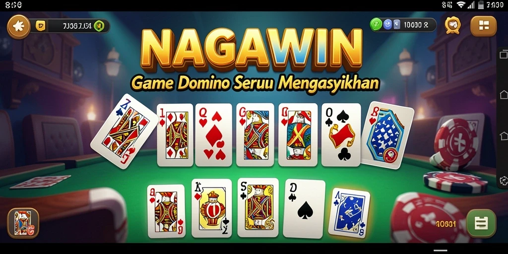 Gameplay seru NAGAWIN dengan teman-teman dalam permainan Domino.