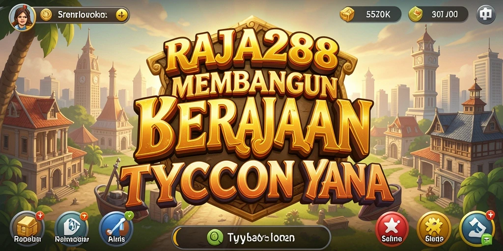 Tampilan gameplay RAJA288 yang menggambarkan pengalaman Tycoon yang seru.