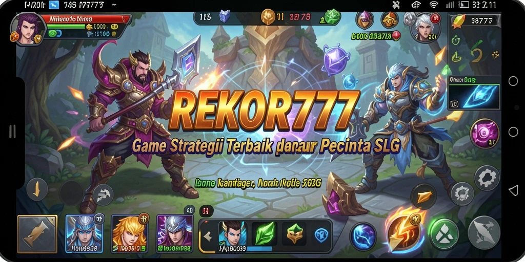 Tampilan gameplay mendebarkan dalam REKOR777 dengan aksi pertempuran yang intens.