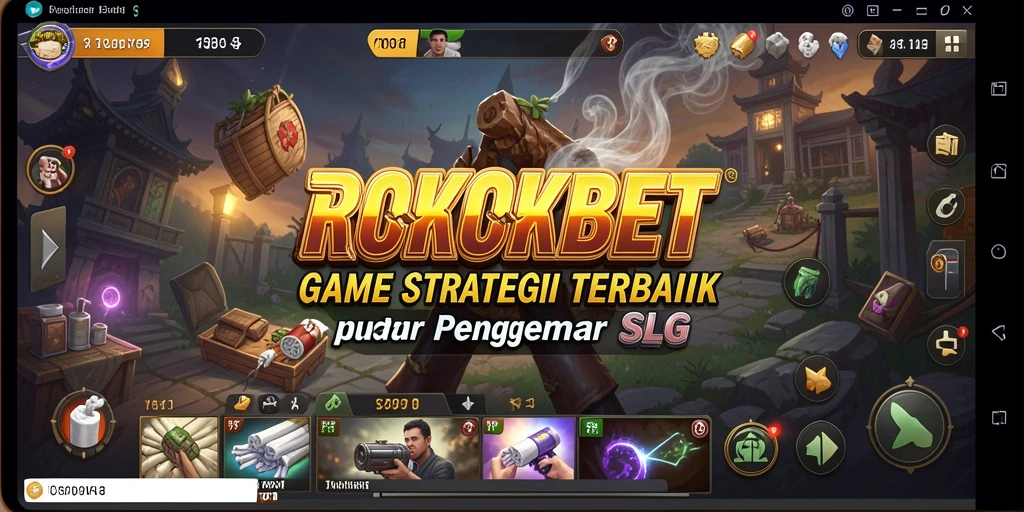Tampilan gameplay ROKOKBET yang strategis dan menarik.