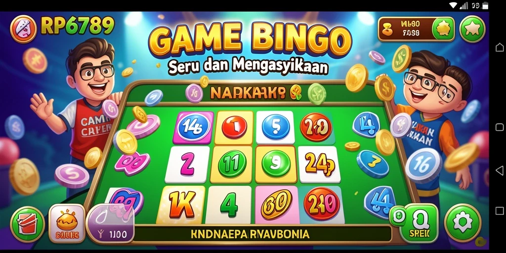 Screenshot gameplay Bingo yang seru dan interaktif di RP6789.
