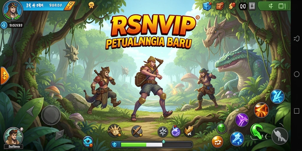 Tampilan menarik dari gameplay di RSNVIP yang penuh petualangan.