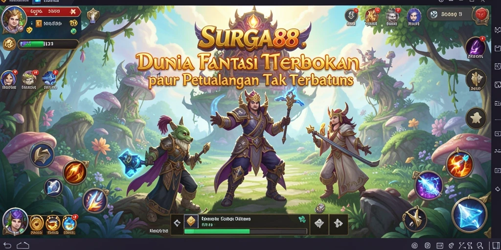 Gameplay SURGA88 menampilkan petualangan di dunia terbuka yang indah.